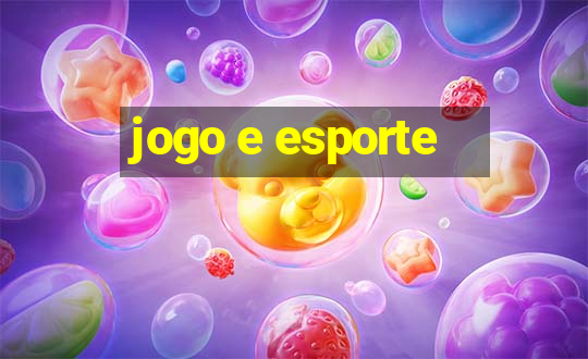 jogo e esporte