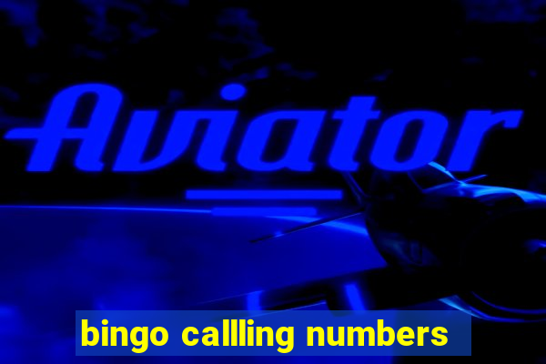 bingo callling numbers