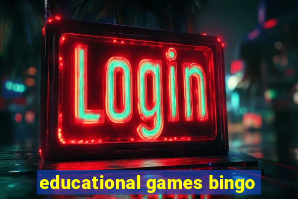 educational games bingo