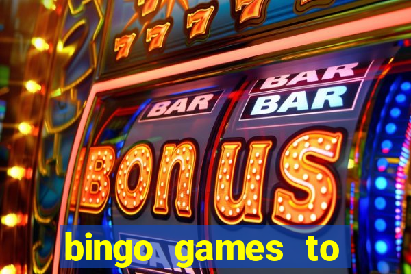 bingo games to play for free