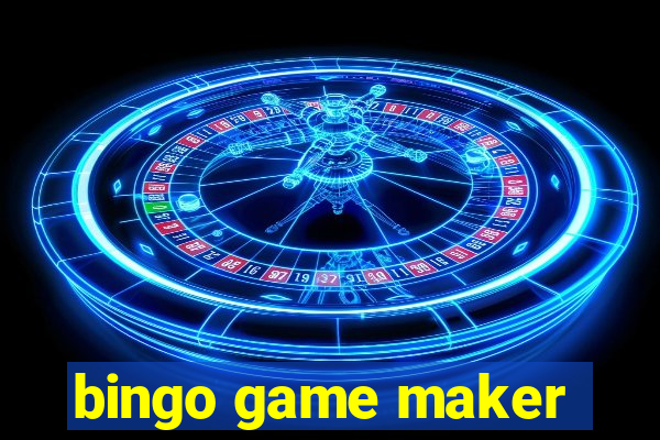 bingo game maker