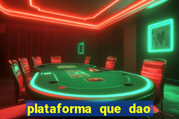 plataforma que dao bonus para jogar