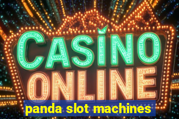 panda slot machines