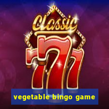 vegetable bingo game