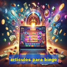 articulos para bingo